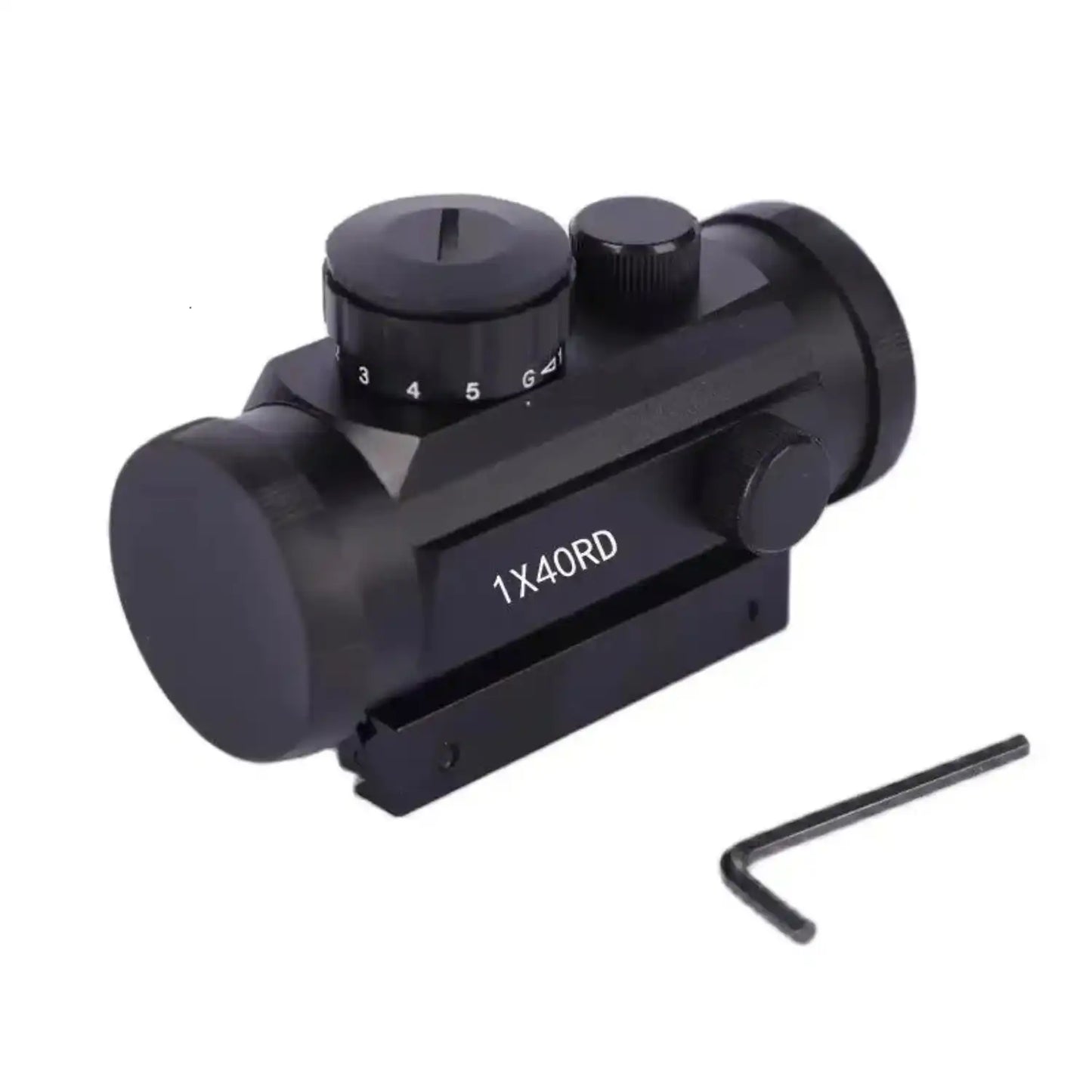 1x40RD Red Dot Sight Single Barrel Scope for Outdoor Travel Camping Hiking
