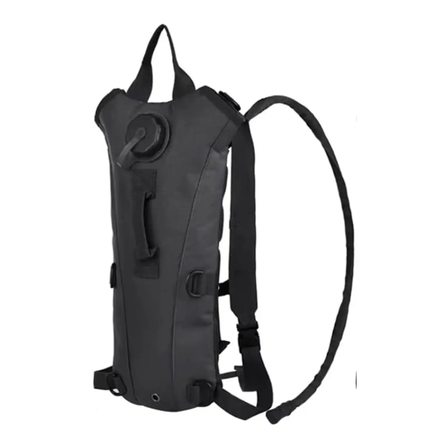3 Liter Hydration Backpack Water Bag For Hiking, Camping, Cycling, Running - Black