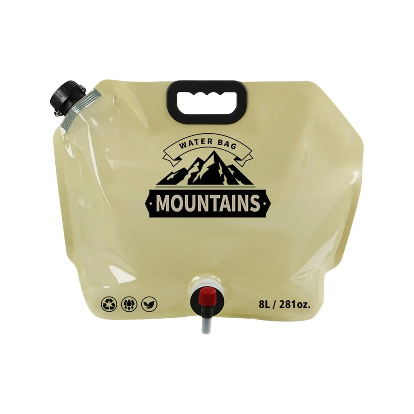 8 Liter Folding Water Storage Bag Pouch for Cycling, Picnic, Outdoor Camping