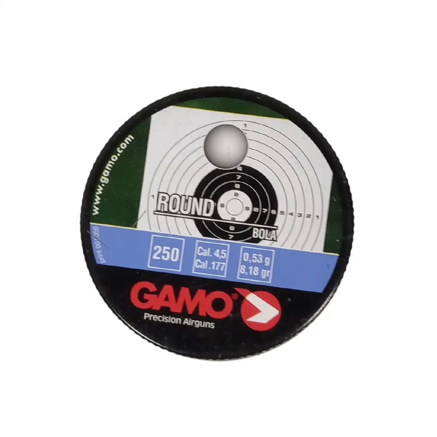 Airgun Pellets Gamo Round 4.5 mm 8.18 grain - 250pcs