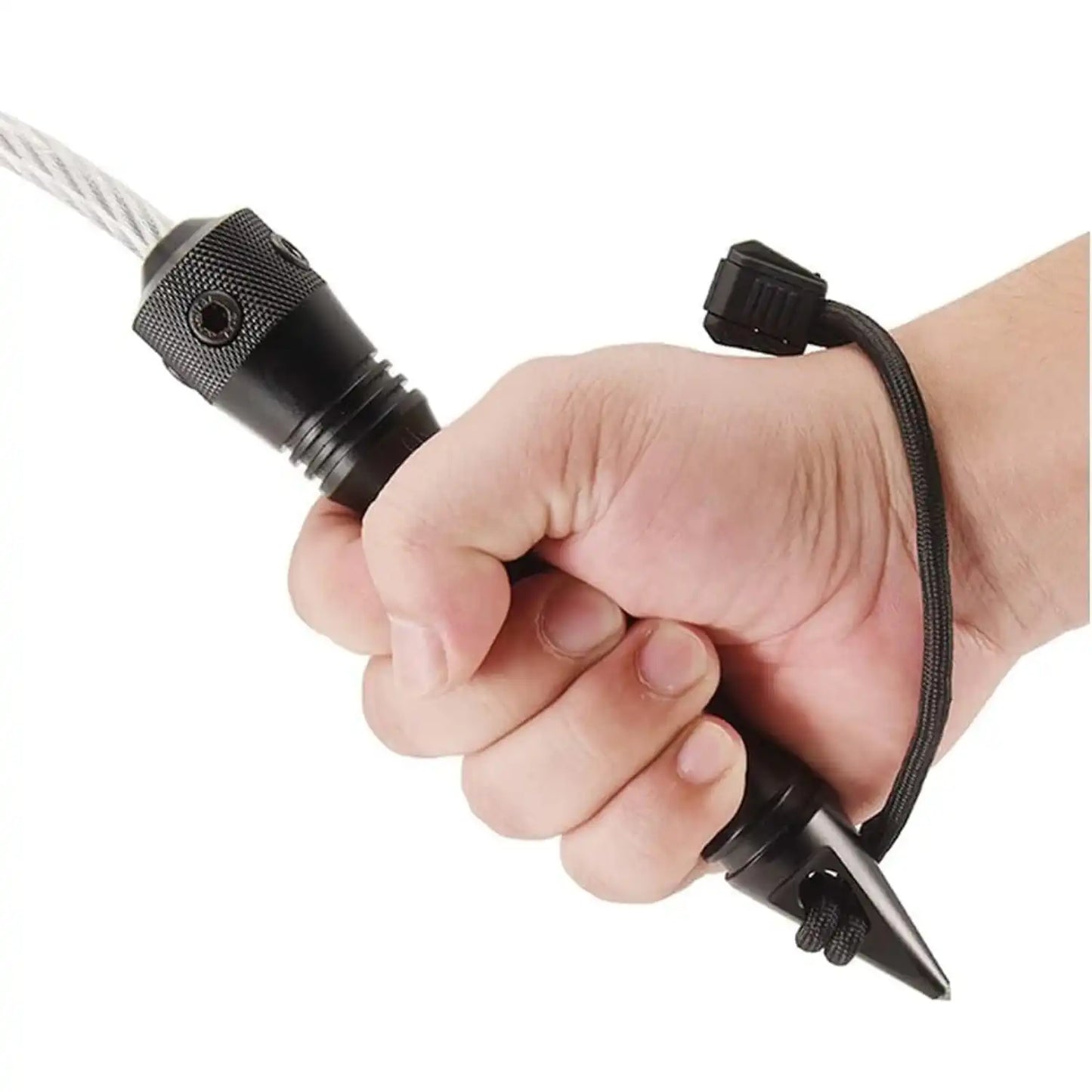 Window Glass Breaker Safety Hammer with Stainless Steel Rope – Car Emergency Escape Tool
