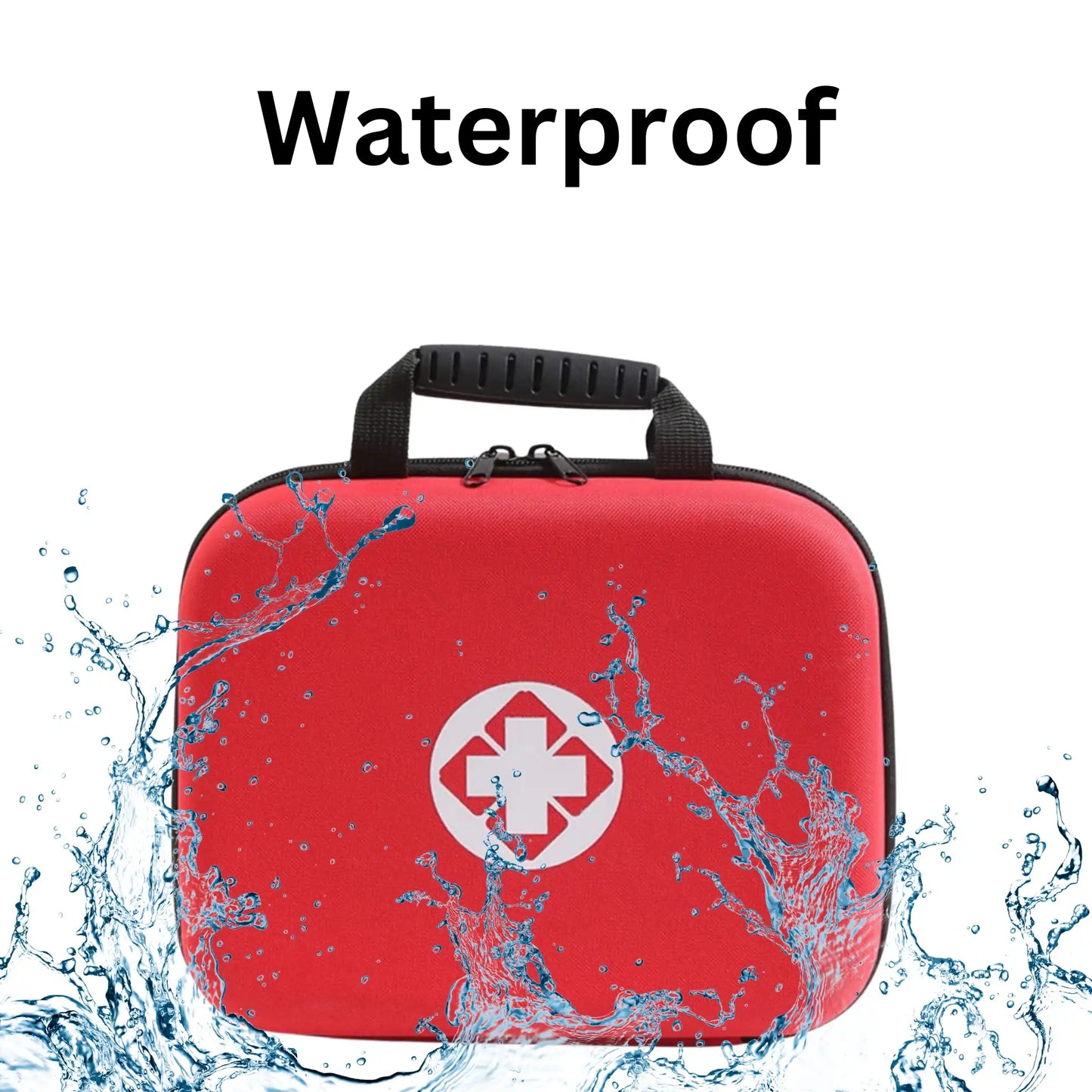 First Aid Kit, Medical Emergency Rescue Bag For Home, Office, Car, Camping, Travel and Hiking