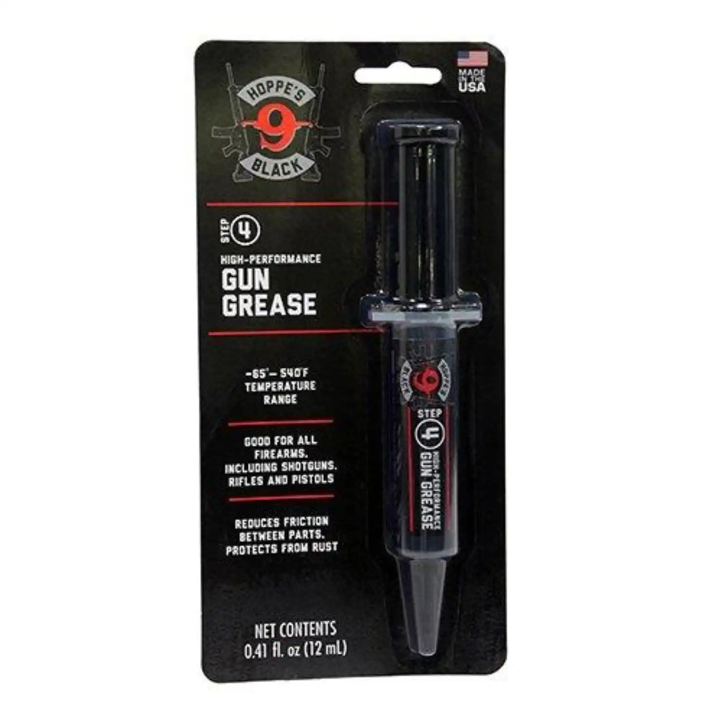 Hoppes Black Gun Grease 12 CC Syringe