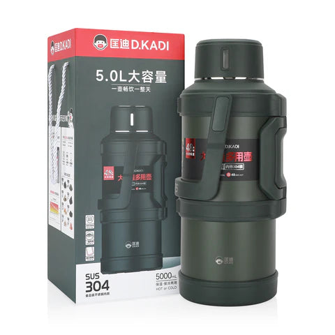 5.0L insulated vacuum travel Thermos.