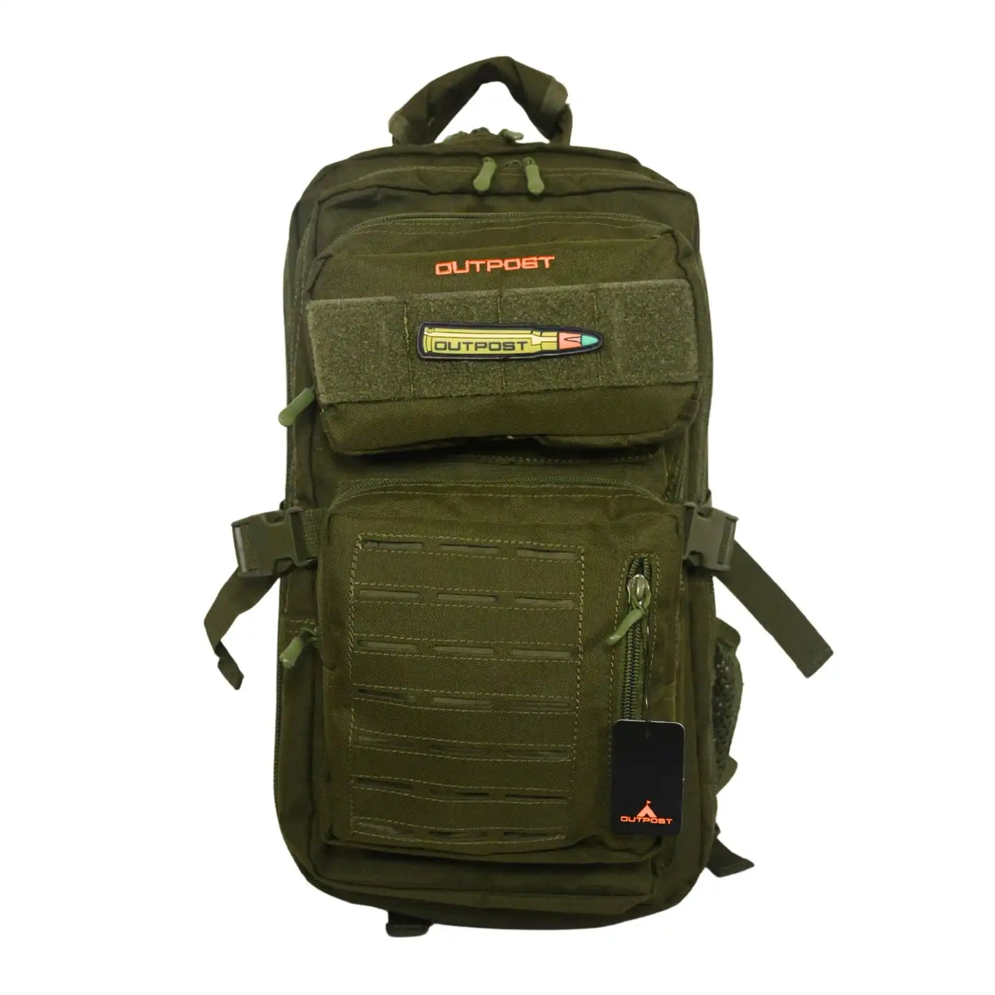 Outpost Travel Gear Tactical Backpack - Army Green