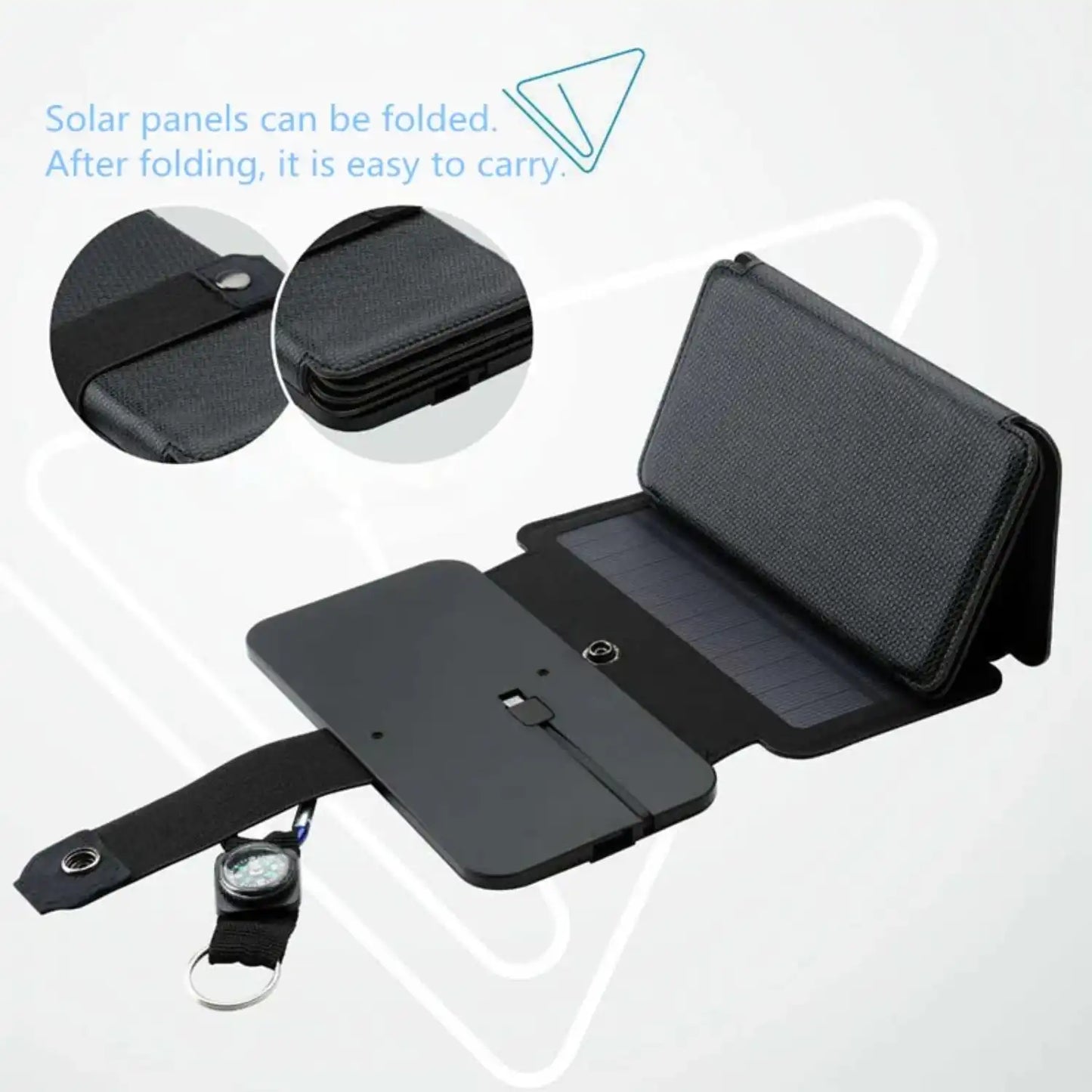 Portable Foldable 4 Panel Solar Charger