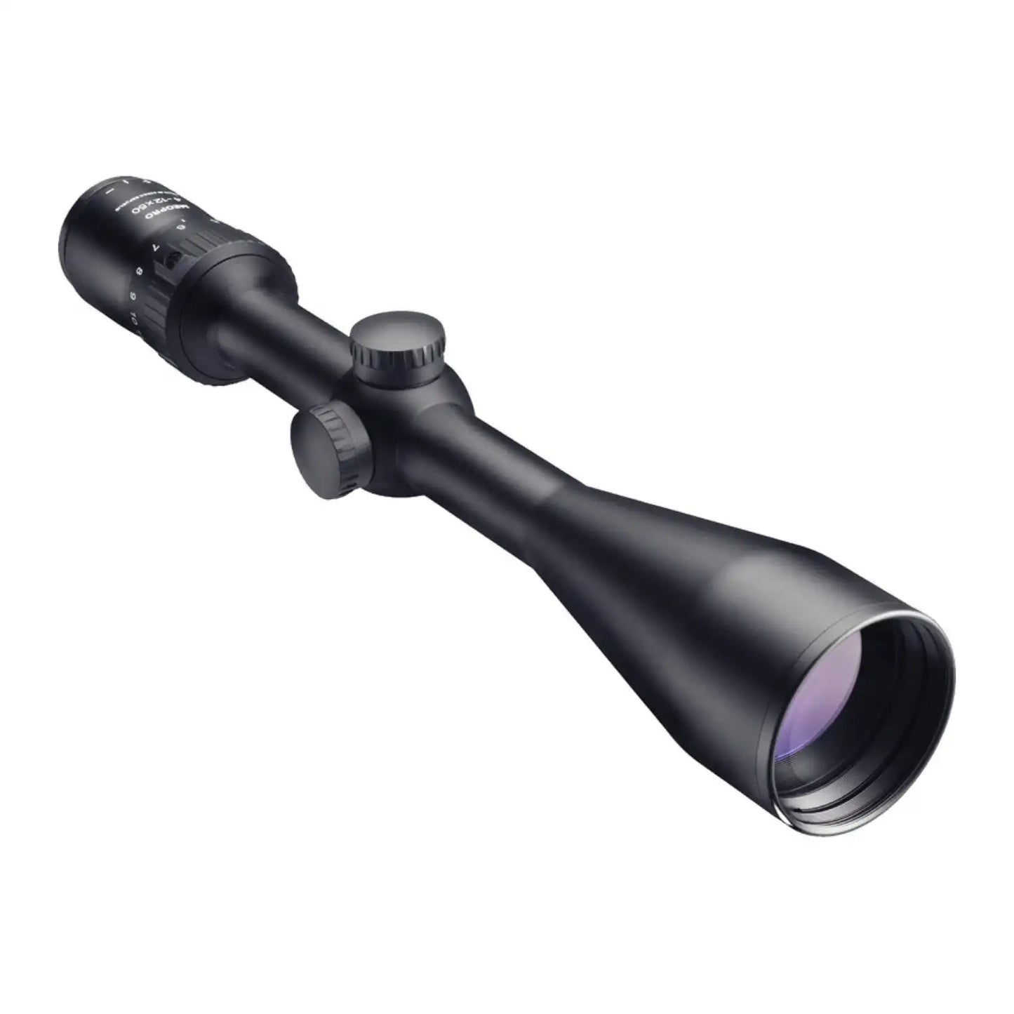 Riflescope MeoPro 4-12x50, BDC reticule telescopic sight, 25.4mm