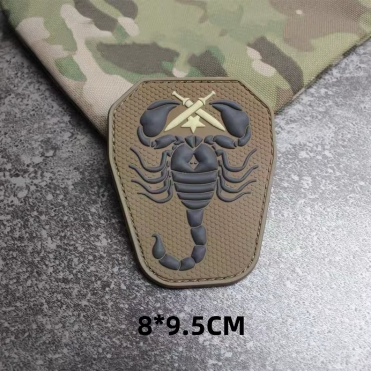 Scorpion Tactical Morale Patches Tan Color