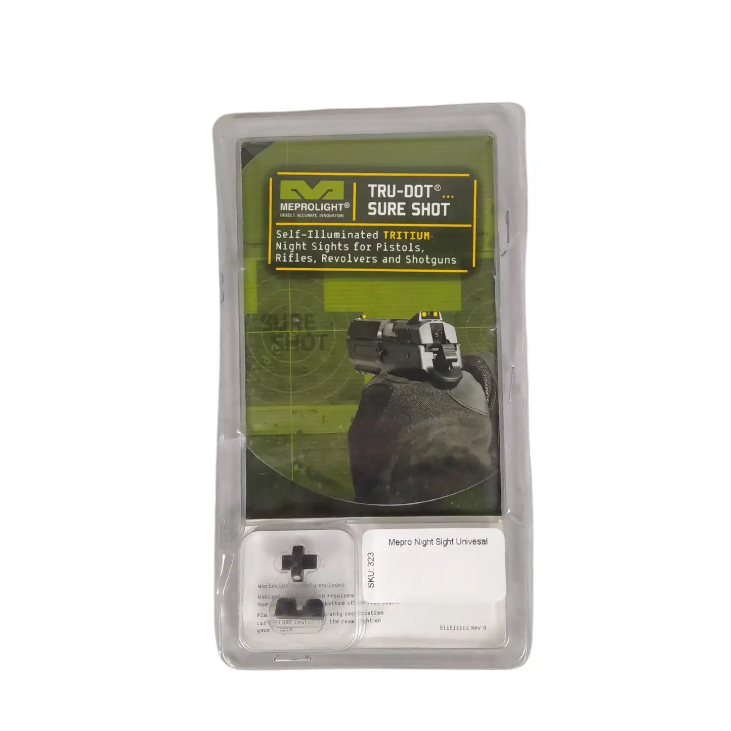 TRU-DOT Sure Shot Self Illuminated Tritium Night Sights For Pistols, Rifles, Revolvers and Shotguns