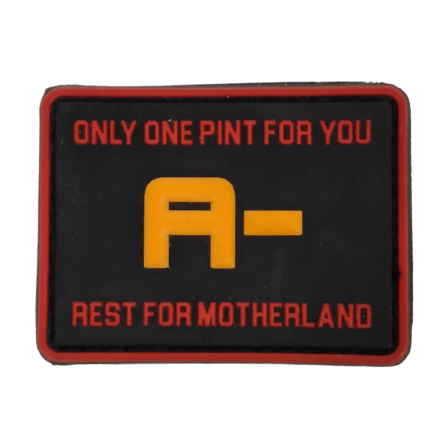 Tactical A Negative Blood Group Patch