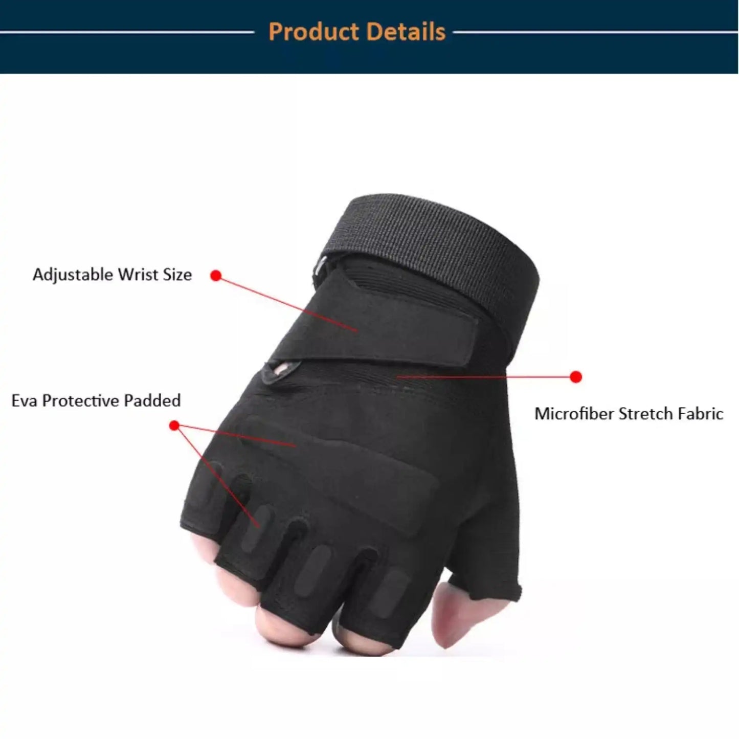Tactical Cycling Half-Finger Gloves