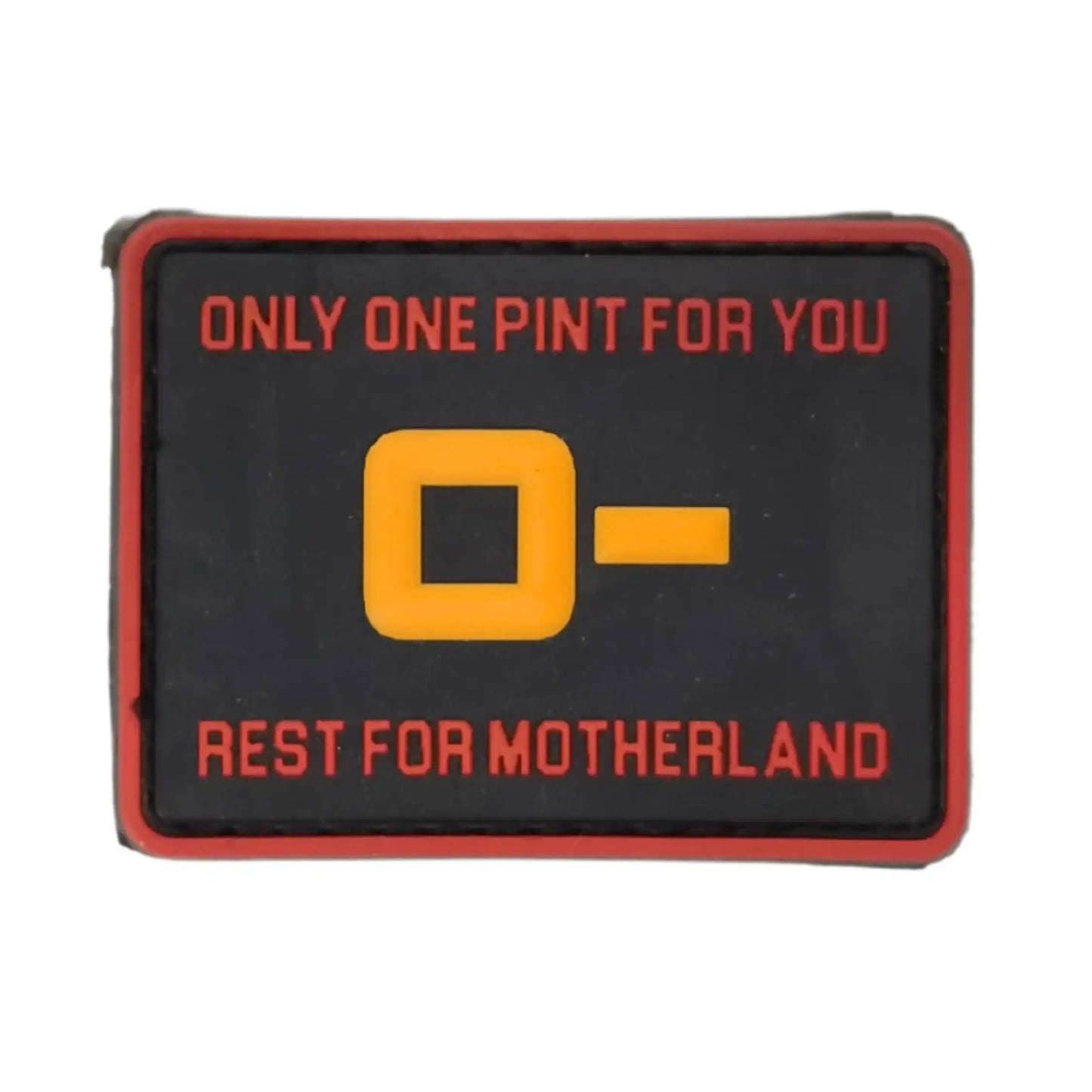 Tactical O Negative Blood Group Patch