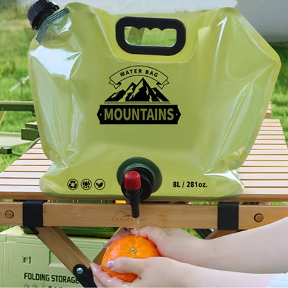 8 Liter Folding Water Storage Bag Pouch for Cycling, Picnic, Outdoor Camping