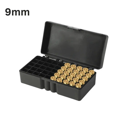 9mm Tactical Ammo Box 50 Rounds Ammo Storage Case