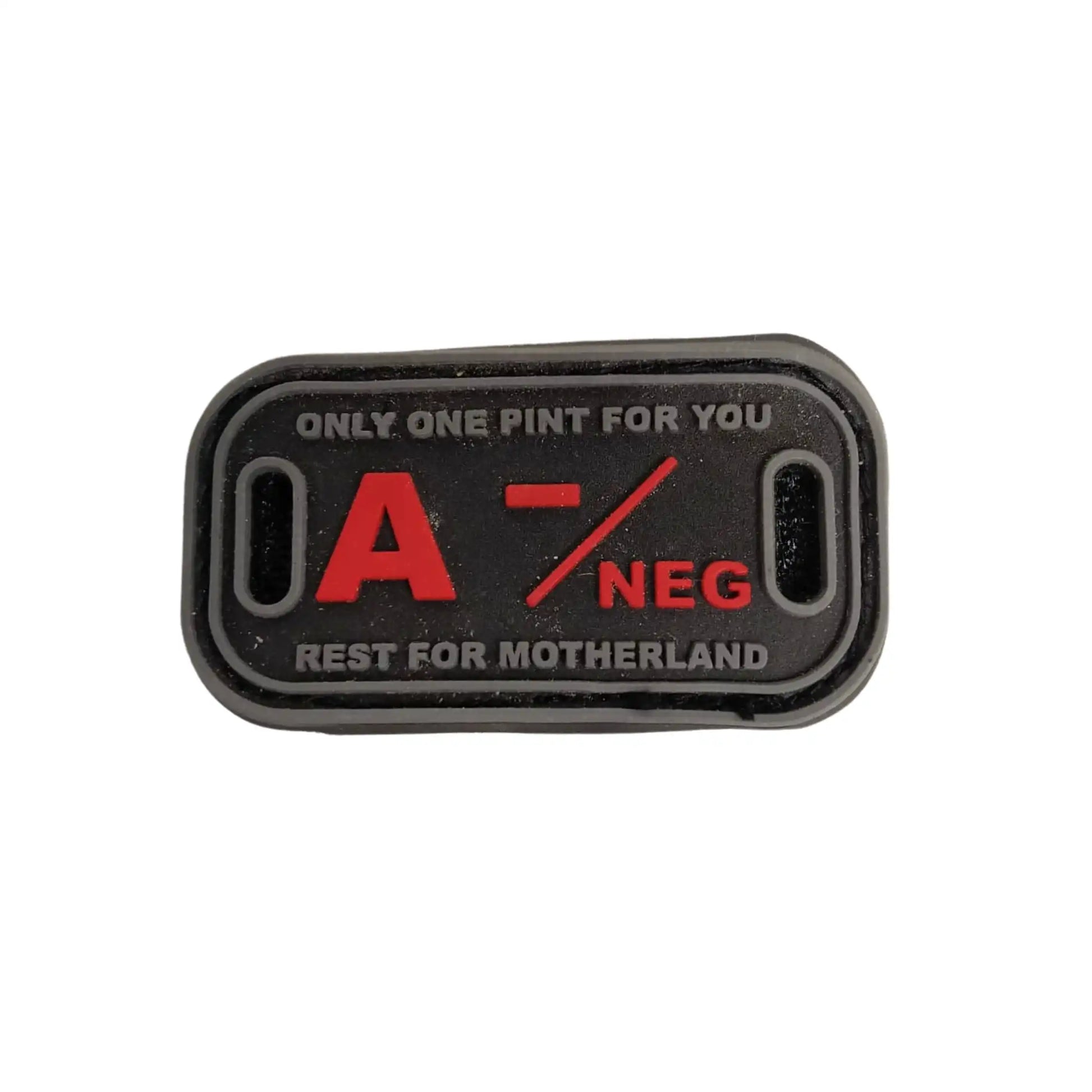A- Negative Blood Group Tactical Morale Patch