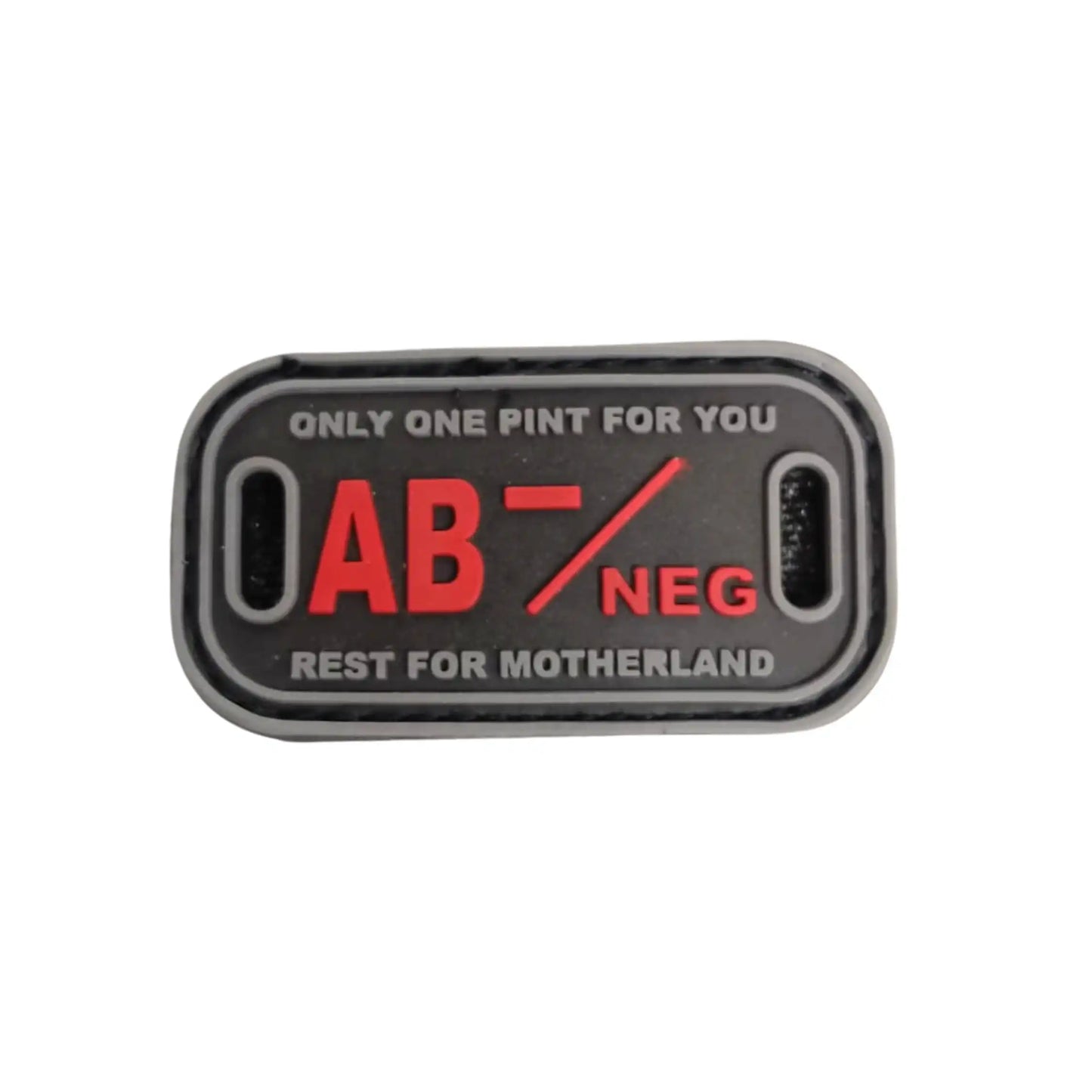 AB- Negative Blood Group Tactical Morale Patch