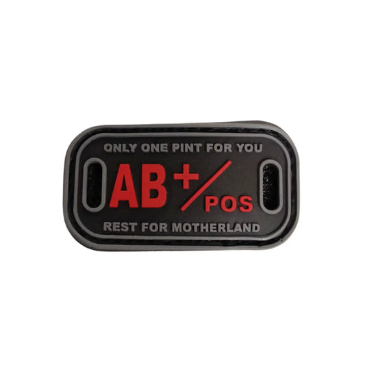 AB+ Positive Blood Group Tactical Morale Patch