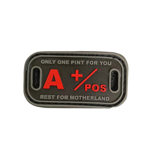 A+ Positive Blood Group Tactical Morale Patch