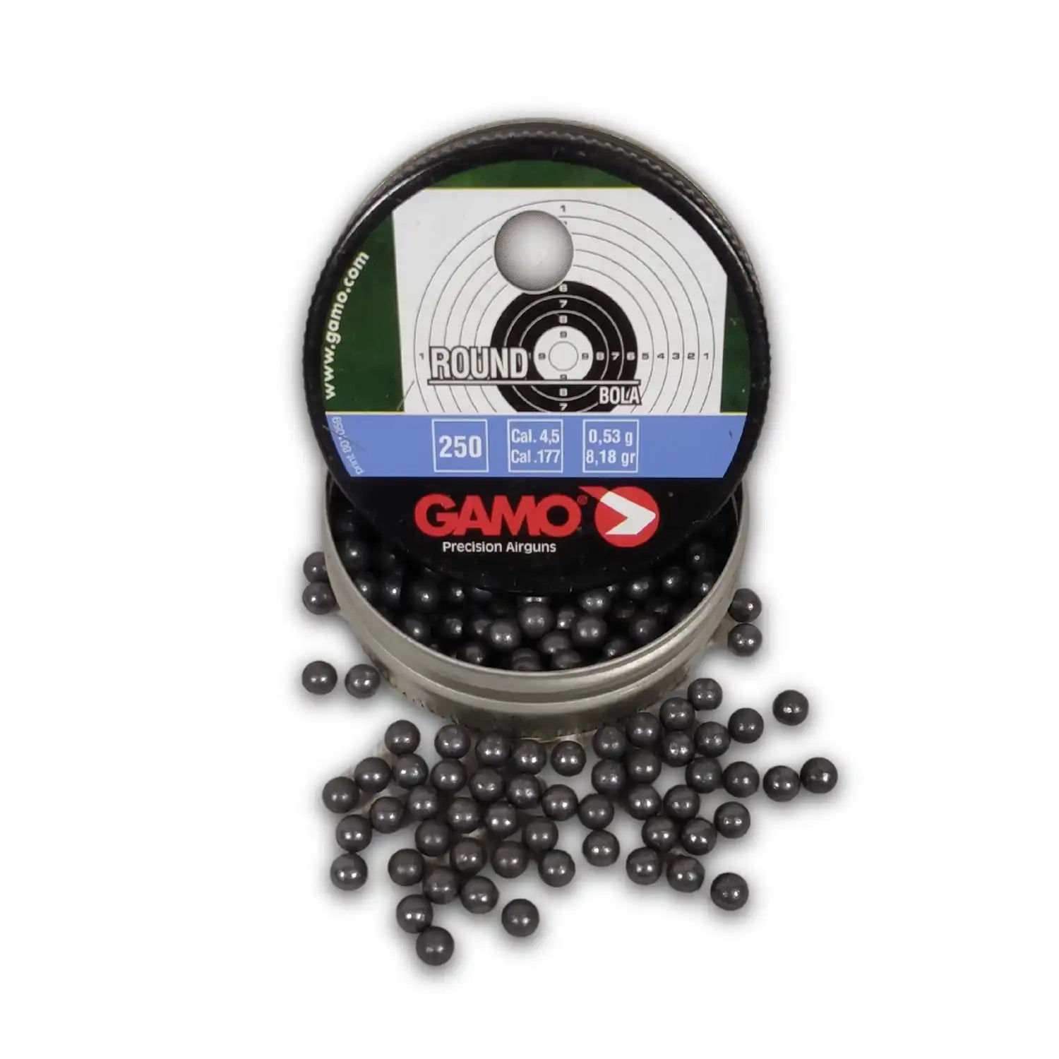 Airgun Pellets Gamo Round 4.5 mm 8.18 grain - 250pcs