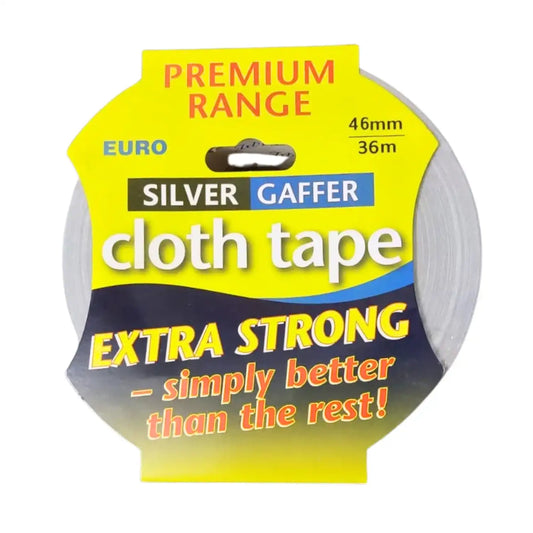 Aluminum Foil Silver Gaffer Cloth Tape 46mm x 36m