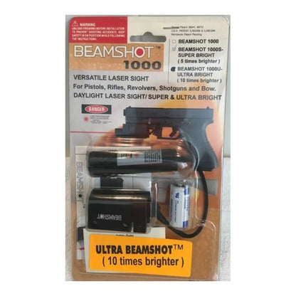 Beamshot BS1000S B M1 Super Bright Red Laser Sight with Battery & M1 Rail Mount