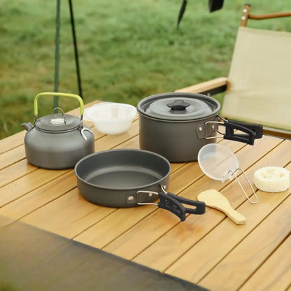 Campsor-308 Aluminum Outdoor Camping Cooking Set