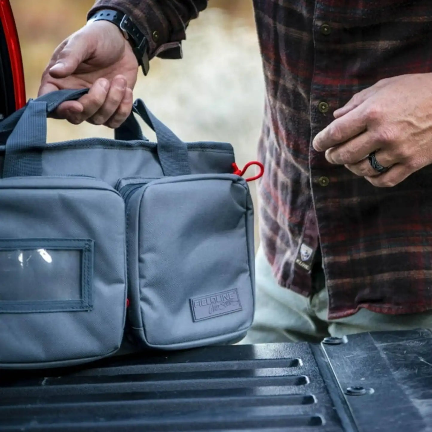 Fieldline Pro Series 10 Ltr Shooters Bag - Gray