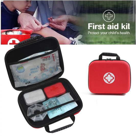 First Aid Kit, Medical Emergency Rescue Bag For Home, Office, Car, Camping, Travel and Hiking