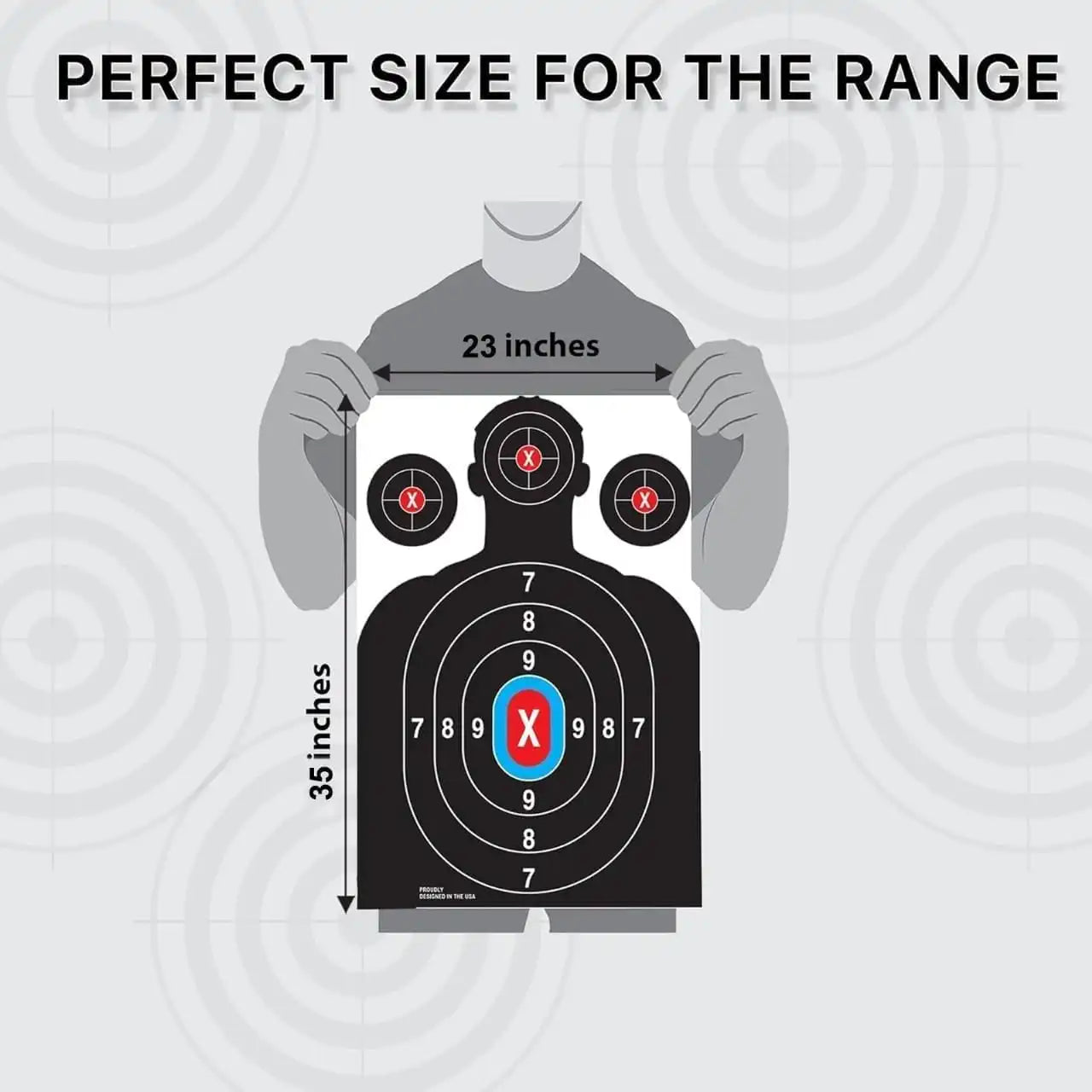  Indoors & Outdoor Shooting Range Targets Paper
