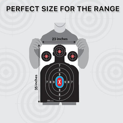  Indoors & Outdoor Shooting Range Targets Paper