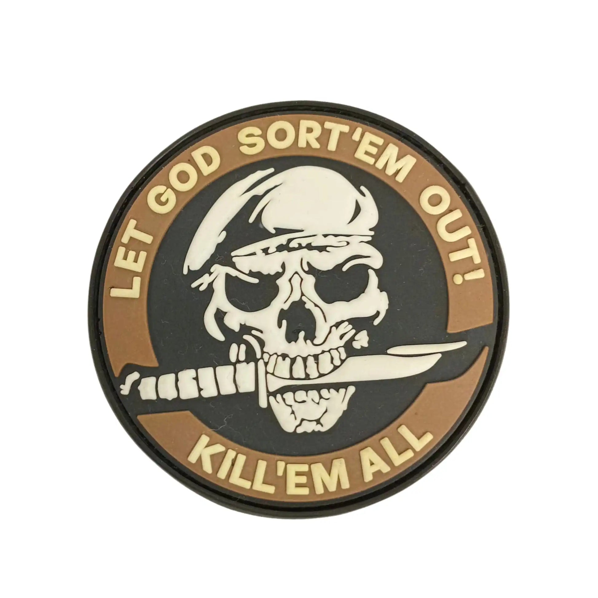 Kill Them All Let God Sort Them Skull Morale Patch