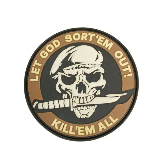 Kill Them All Let God Sort Them Skull Morale Patch