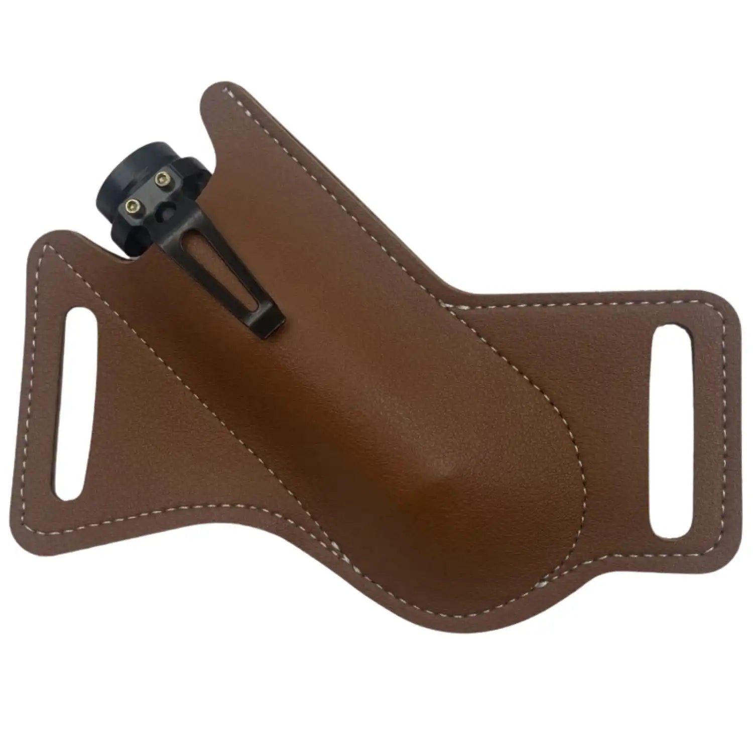 Leather Right Cross Draw Pocket Knife Case