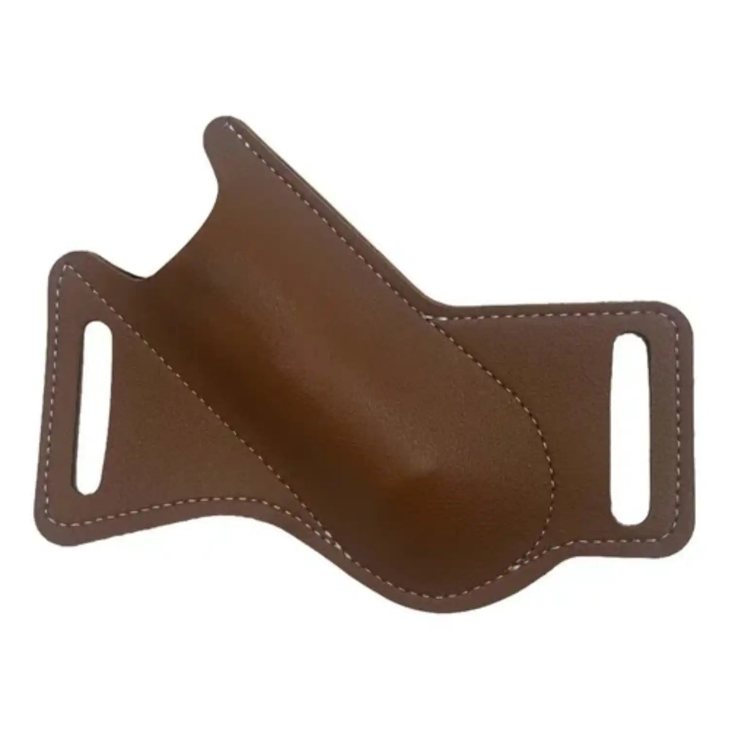 Leather Right Cross Draw Pocket Knife Case