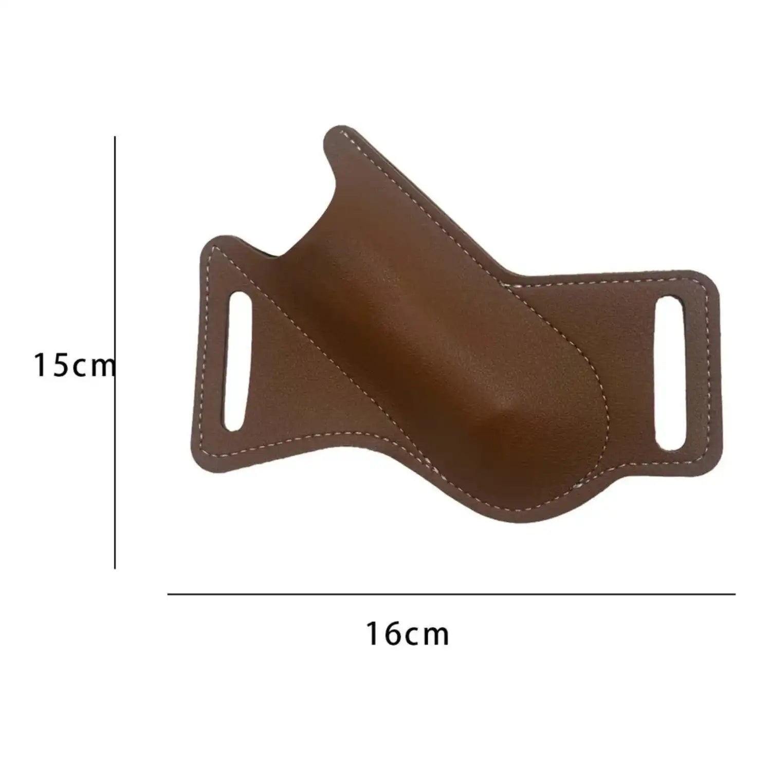 Leather Right Cross Draw Pocket Knife Case