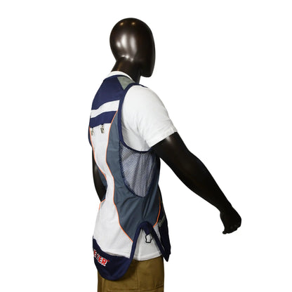 Meyer Men Mesh Shooting Vest Blue and White