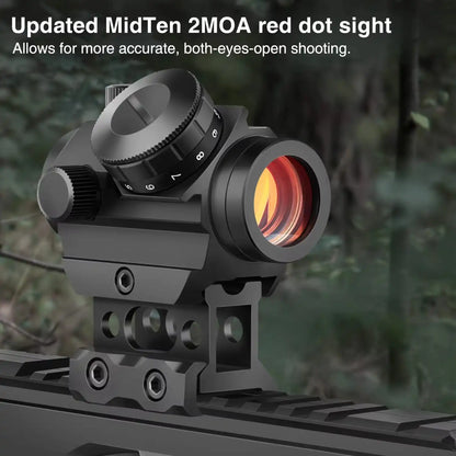 2MOA Red Dot Sight 1x25mm Dot Sight Red Dot Scope