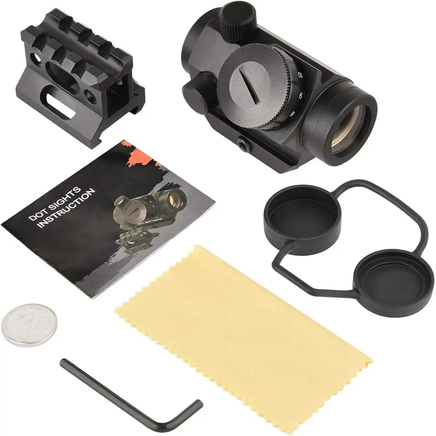 2MOA Red Dot Sight 1x25mm Dot Sight Red Dot Scope