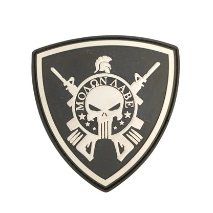 Molon Labe Skull Morale Patch