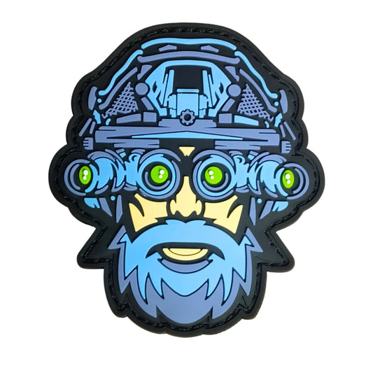 NVG Operator PVC Tactical Patch - Blue