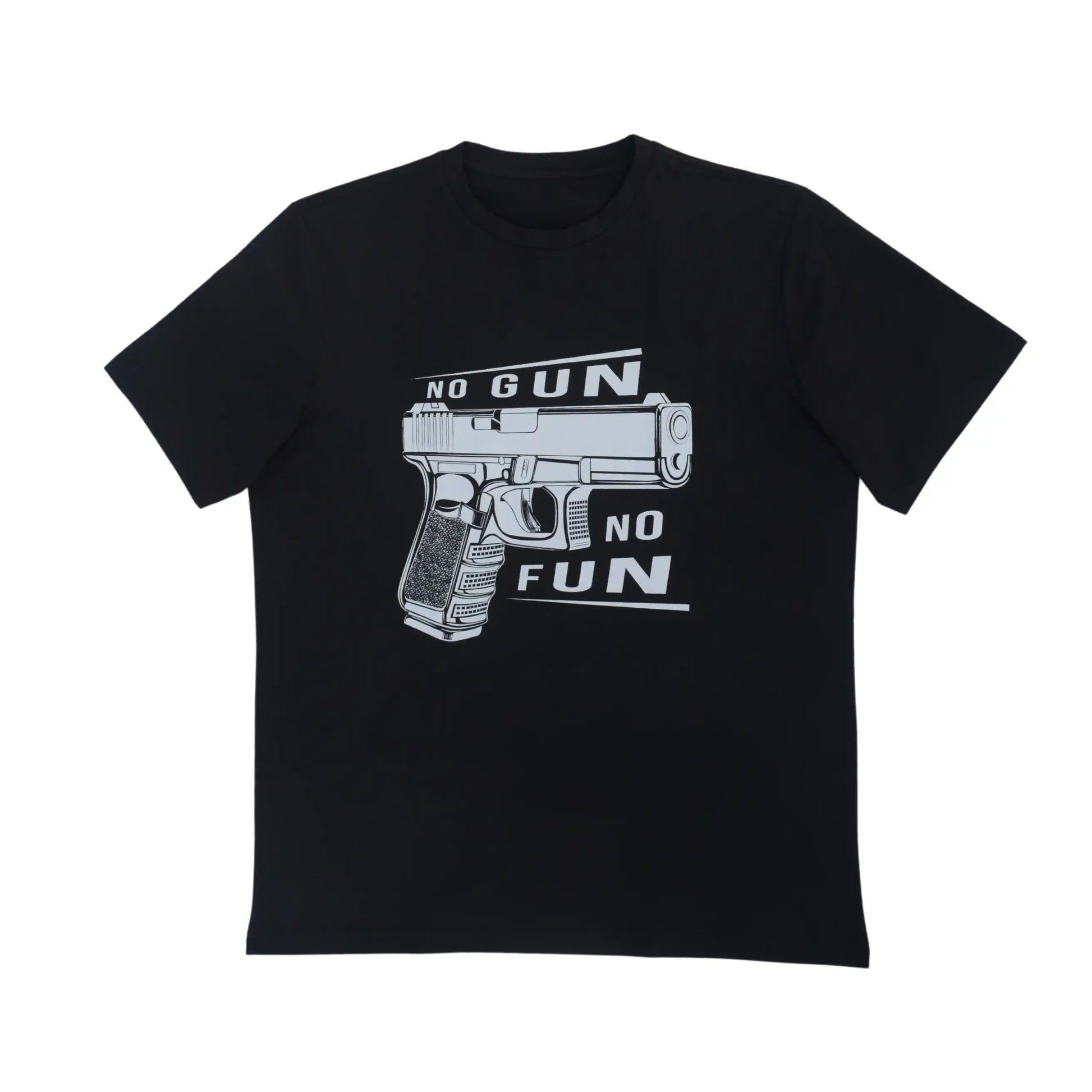 No Gun No Fun T-Shirt Black