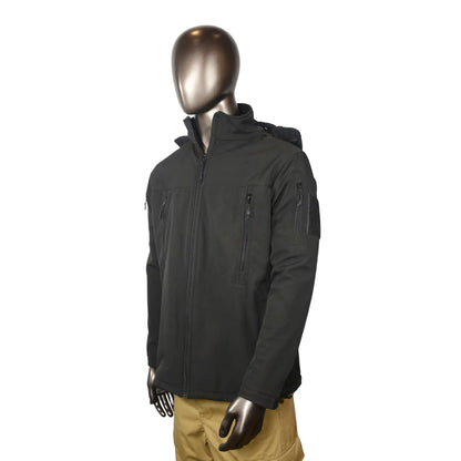 Outpost Soft Shell Tactical Black Jacket