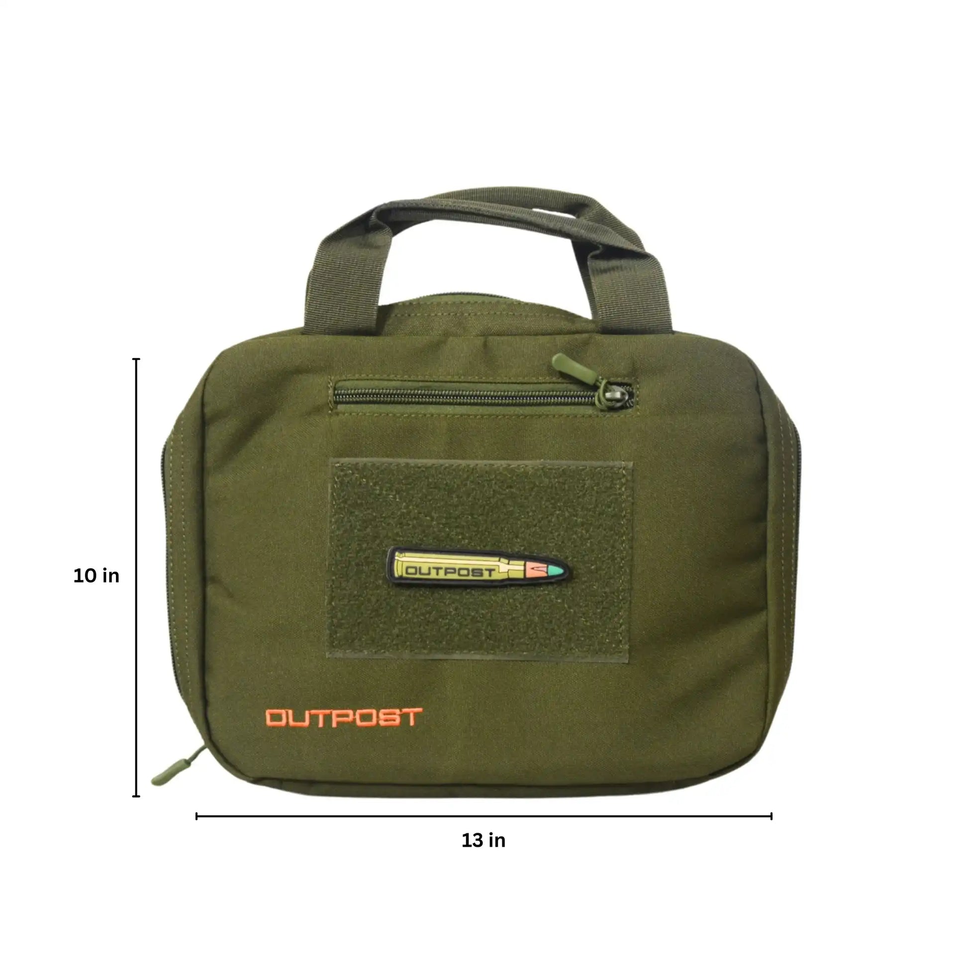 Outpost Tactical Double Pistol Case Army Green Color