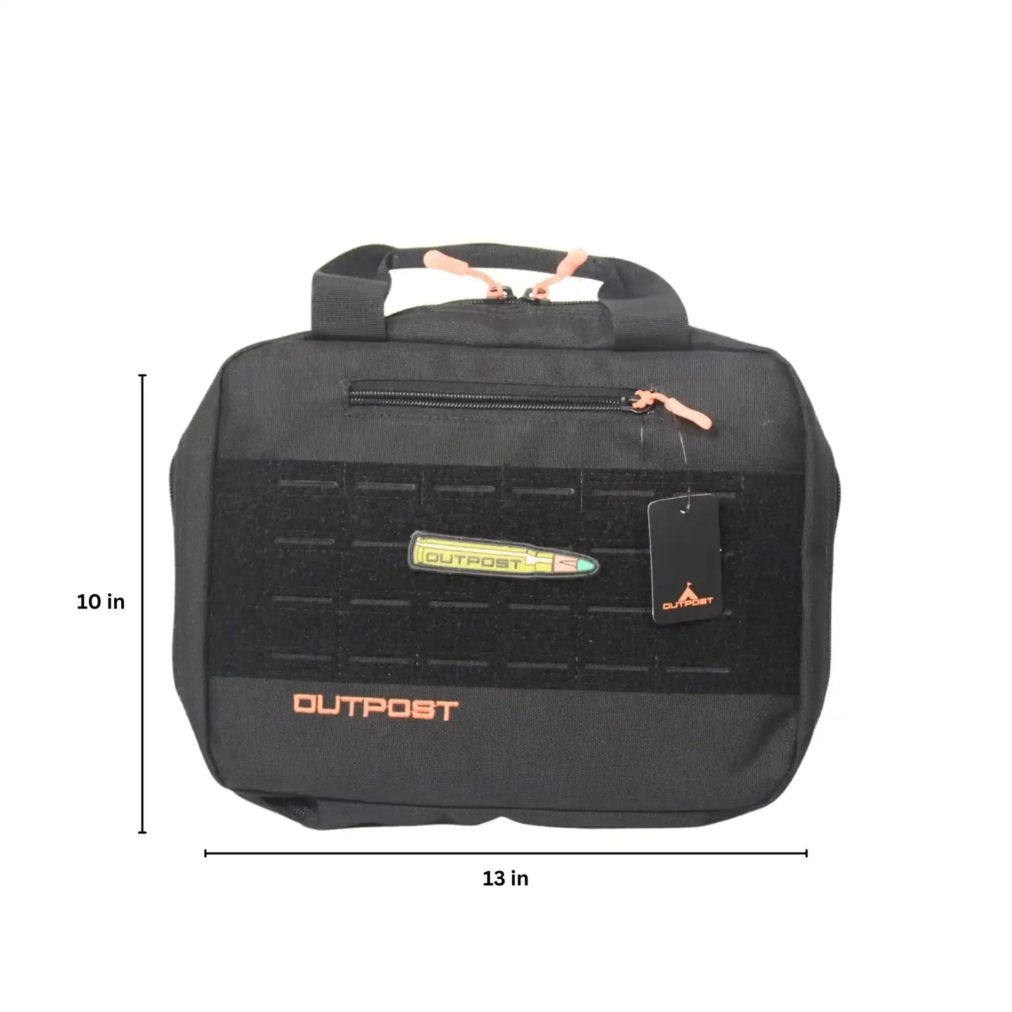 Outpost Tactical Double Pistol Case Black Color