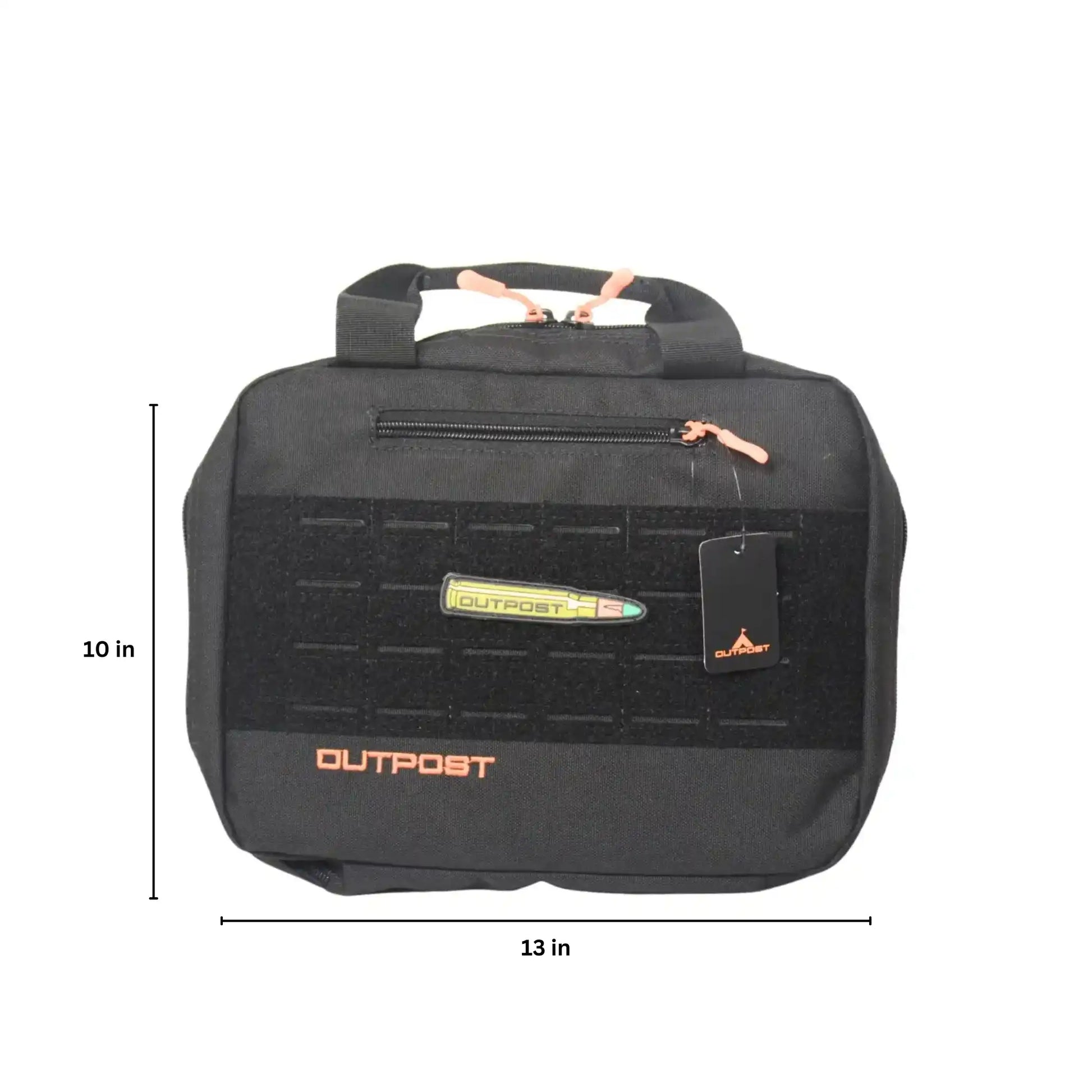 Outpost Tactical Double Pistol Case Black Color