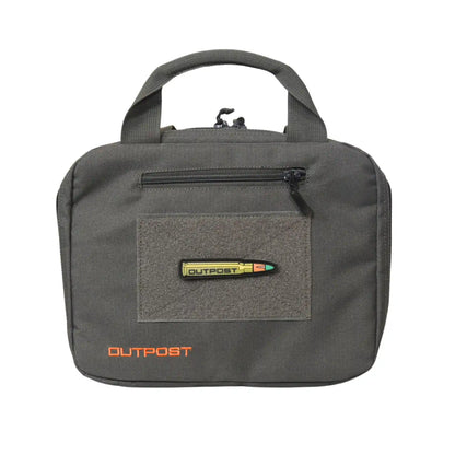 Outpost Tactical Double Pistol Case Gray Color