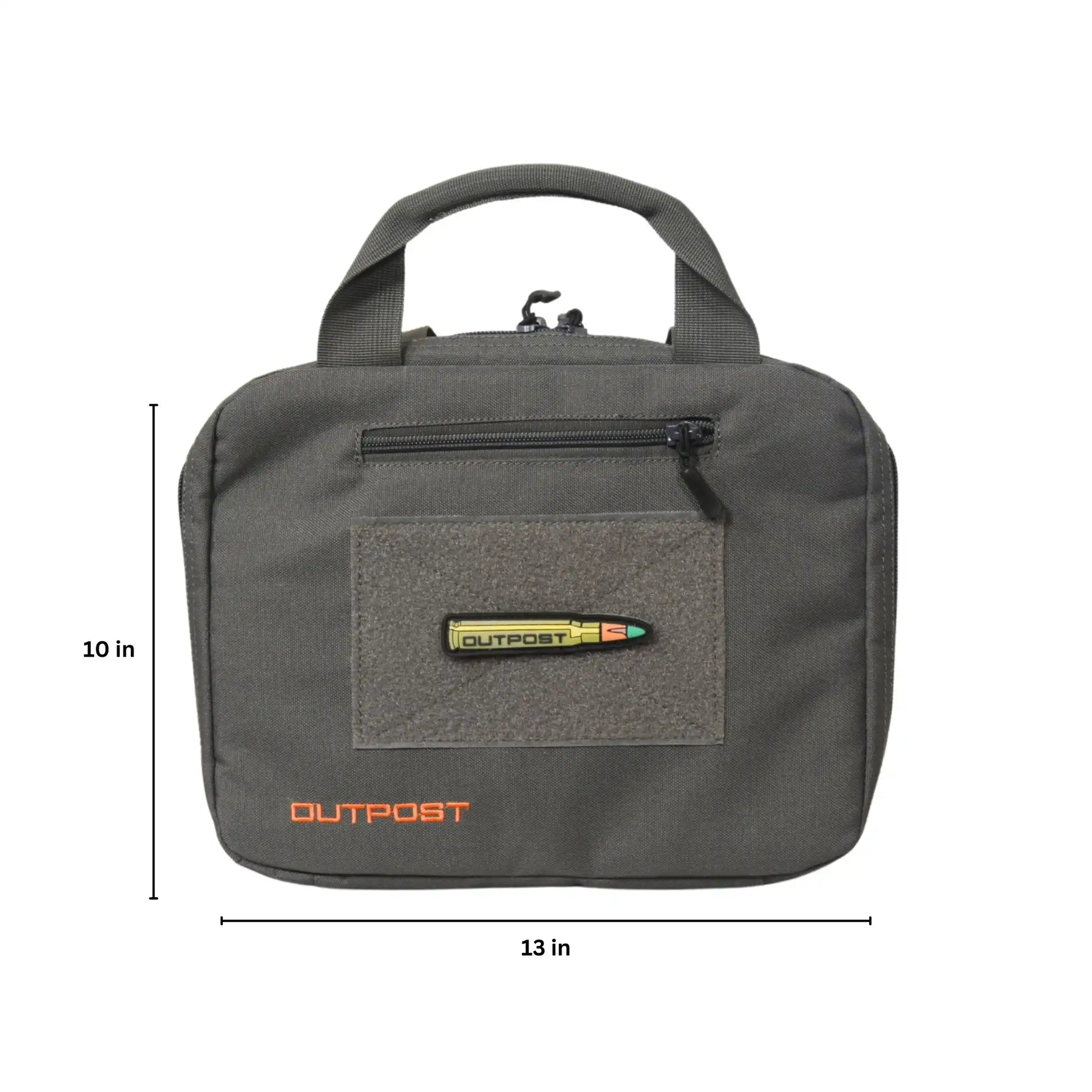 Outpost Tactical Double Pistol Case Gray Color