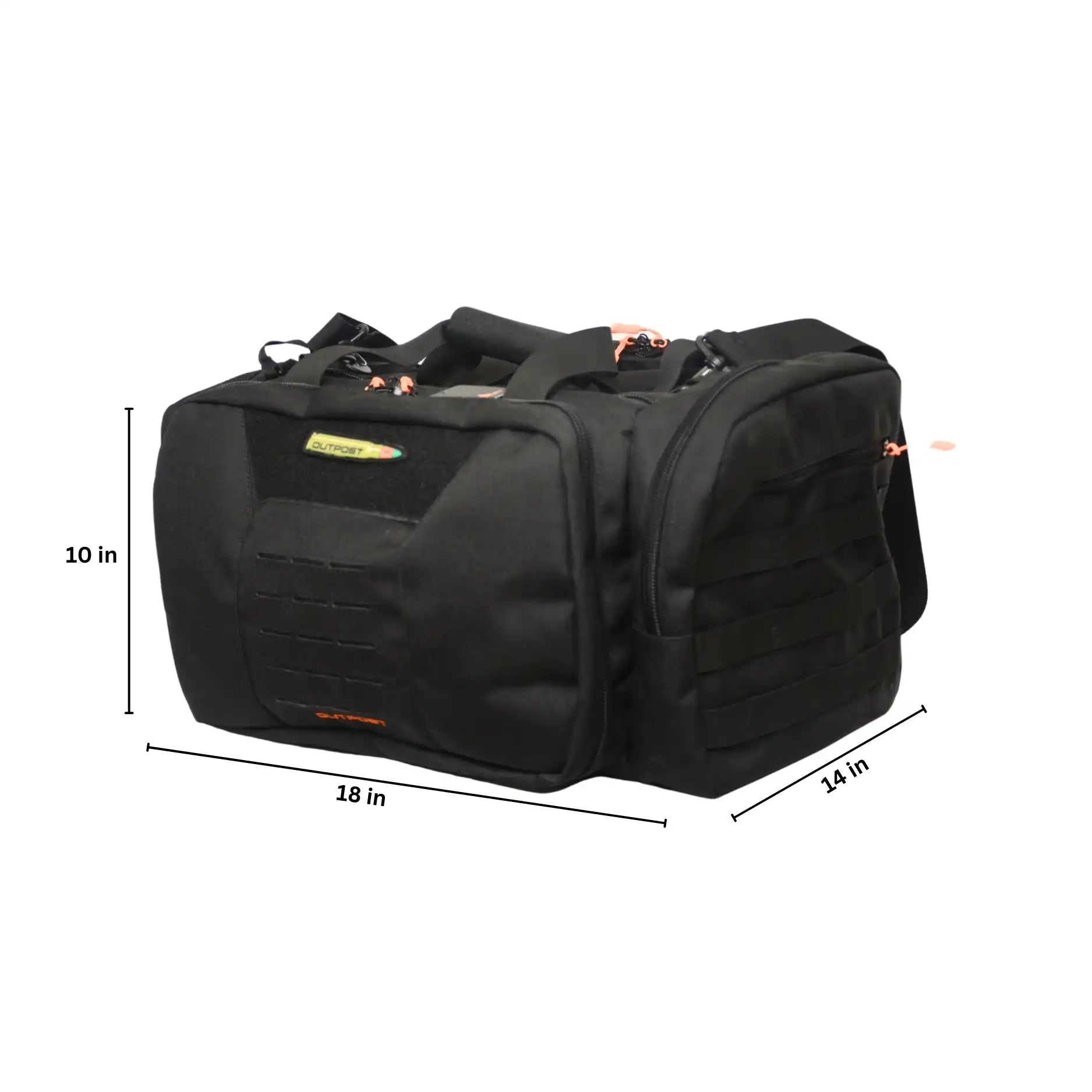Outpost Tactical Shooting Range Bag - Black