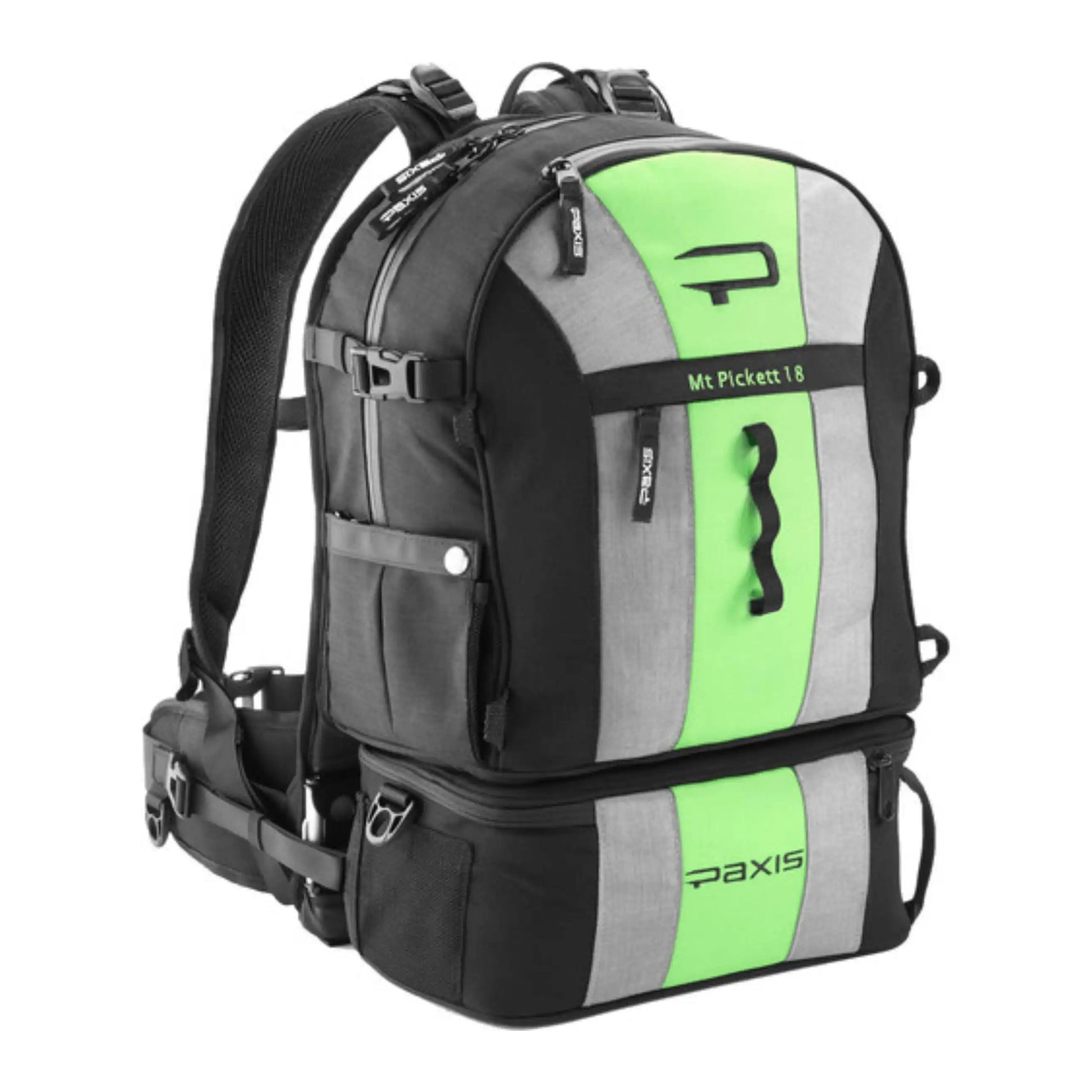 PAXIS Mt. Pickett 18 Backpack in Bright Green and Black Color 