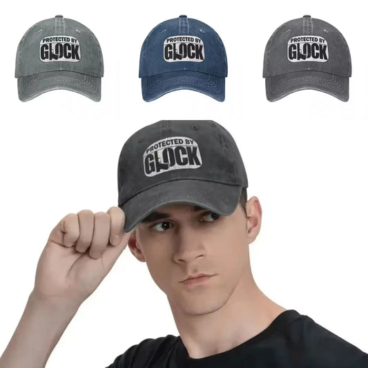 Protected By Glock Tactical Army Caps
